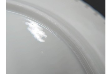 デンマーク製　ROYAL COPENHAGEN(ロイヤルコペンハーゲン)　ブルーフルーテッド フルレース　直径約17cm　プレート2枚セット　スクラッチありB級品　(R-084985)