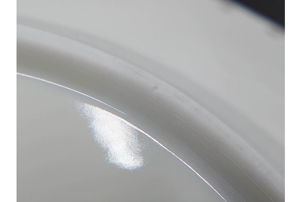 デンマーク製　ROYAL COPENHAGEN(ロイヤルコペンハーゲン)　ブルーフルーテッド フルレース　直径約17cm　プレート2枚セット　スクラッチありB級品　(R-084986)