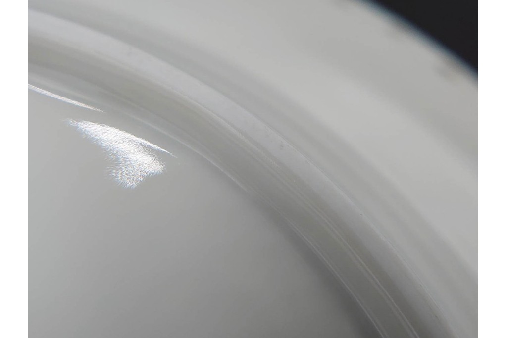 デンマーク製　ROYAL COPENHAGEN(ロイヤルコペンハーゲン)　ブルーフルーテッド フルレース　直径約17cm　プレート2枚セット　スクラッチありB級品　(R-084987)