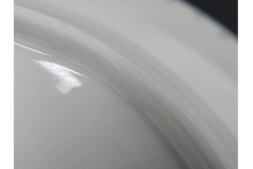 デンマーク製　ROYAL COPENHAGEN(ロイヤルコペンハーゲン)　ブルーフルーテッド フルレース　直径約17cm　プレート2枚セット　スクラッチありB級品　(R-084987)