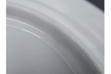 デンマーク製　ROYAL COPENHAGEN(ロイヤルコペンハーゲン)　ブルーフルーテッド 　プレイン　直径約19cm　プレート3枚セット　定価(3枚合計)約5万円　(R-084989)