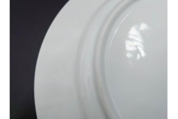 デンマーク製　ROYAL COPENHAGEN(ロイヤルコペンハーゲン)　ブルーフルーテッド 　プレイン　直径約19cm　プレート3枚セット　定価(3枚合計)約5万円　(R-084989)