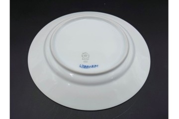 デンマーク製　ROYAL COPENHAGEN(ロイヤルコペンハーゲン)　ブルーフルーテッド 　プレイン　直径約19cm　プレート3枚セット　定価(3枚合計)約5万円　(R-084989)