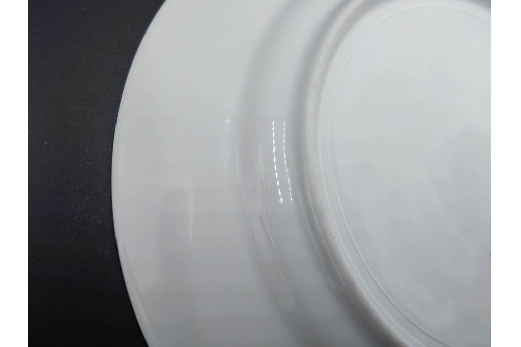 デンマーク製　ROYAL COPENHAGEN(ロイヤルコペンハーゲン)　ブルーフルーテッド 　プレイン　直径約19cm　プレート3枚セット　定価(3枚合計)約5万円　(R-084989)