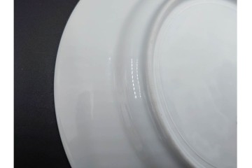 デンマーク製　ROYAL COPENHAGEN(ロイヤルコペンハーゲン)　ブルーフルーテッド 　プレイン　直径約19cm　プレート3枚セット　定価(3枚合計)約5万円　(R-084989)