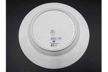 デンマーク製　ROYAL COPENHAGEN(ロイヤルコペンハーゲン)　ブルーフラワー アンギュラー　上品なプレート6枚セット　スクラッチありB級品　(R-084990)