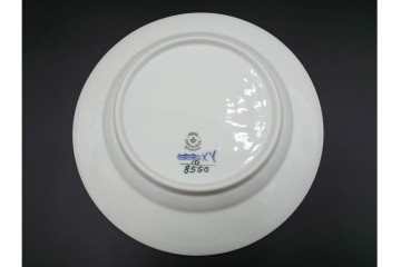 デンマーク製　ROYAL COPENHAGEN(ロイヤルコペンハーゲン)　ブルーフラワー アンギュラー　上品なプレート6枚セット　スクラッチありB級品　(R-084990)