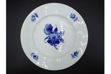 デンマーク製　ROYAL COPENHAGEN(ロイヤルコペンハーゲン)　ブルーフラワー アンギュラー　上品なプレート6枚セット　スクラッチありB級品　(R-084990)