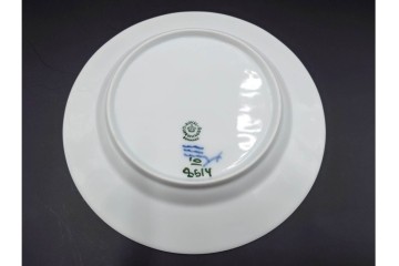 デンマーク製　ROYAL COPENHAGEN(ロイヤルコペンハーゲン)　ブルーフラワー アンギュラー　上品なプレート6枚セット　スクラッチありB級品　(R-084990)