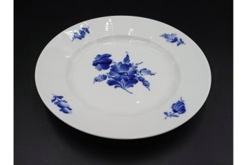 デンマーク製　ROYAL COPENHAGEN(ロイヤルコペンハーゲン)　ブルーフラワー アンギュラー　上品なプレート6枚セット　スクラッチありB級品　(R-084990)