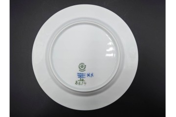 デンマーク製　ROYAL COPENHAGEN(ロイヤルコペンハーゲン)　ブルーフラワー アンギュラー　上品なプレート6枚セット　スクラッチありB級品　(R-084990)