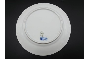 デンマーク製　ROYAL COPENHAGEN(ロイヤルコペンハーゲン)　ブルーフラワー プレイン　直径約19cm　プレート6枚セット　スクラッチありB級品　(R-084991)