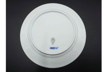 デンマーク製　ROYAL COPENHAGEN(ロイヤルコペンハーゲン)　ブルーフラワー プレイン　直径約19cm　プレート6枚セット　スクラッチありB級品　(R-084991)