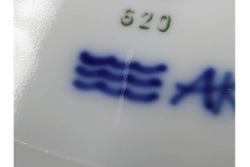 デンマーク製　ROYAL COPENHAGEN(ロイヤルコペンハーゲン)　ブルーフラワー プレイン　直径約19cm　プレート6枚セット　スクラッチありB級品　(R-084991)