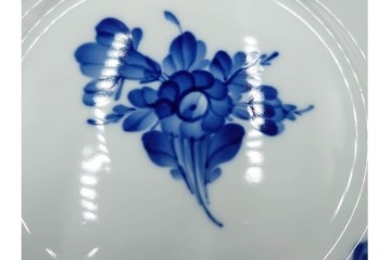 デンマーク製　ROYAL COPENHAGEN(ロイヤルコペンハーゲン)　ブルーフラワー プレイン　直径約19cm　プレート6枚セット　スクラッチありB級品　(R-084991)