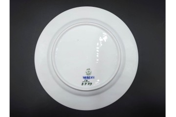 デンマーク製　ROYAL COPENHAGEN(ロイヤルコペンハーゲン)　ブルーフラワー アンギュラー　直径約26cm　プレート3枚セット　スクラッチありB級品　(R-084993)