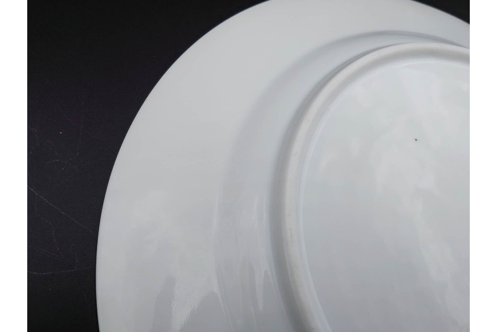 デンマーク製　ROYAL COPENHAGEN(ロイヤルコペンハーゲン)　ブルーフラワー アンギュラー　直径約26cm　プレート3枚セット　スクラッチありB級品　(R-084993)