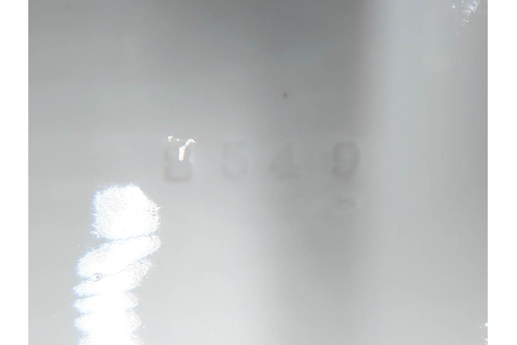 デンマーク製　ROYAL COPENHAGEN(ロイヤルコペンハーゲン)　ブルーフラワー アンギュラー　直径約26cm　プレート3枚セット　スクラッチありB級品　(R-084994)