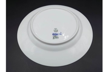 デンマーク製　ROYAL COPENHAGEN(ロイヤルコペンハーゲン)　ブルーフラワー アンギュラー　直径約26cm　プレート3枚セット　スクラッチありB級品　(R-084994)