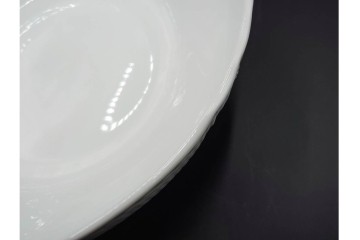 イタリア　Richard Ginori(リチャードジノリ)　ベッキオホワイト　白磁の柔らかな陰影が食卓に気品を添えるコンポート&サラダボウルセット　(R-084996)