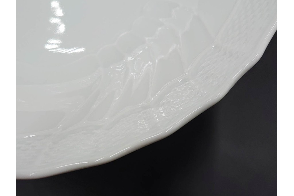 イタリア　Richard Ginori(リチャードジノリ)　ベッキオホワイト　白磁の柔らかな陰影が食卓に気品を添えるコンポート&サラダボウルセット　(R-084996)