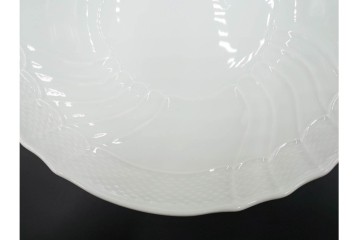 イタリア　Richard Ginori(リチャードジノリ)　ベッキオホワイト　白磁の柔らかな陰影が食卓に気品を添えるコンポート&サラダボウルセット　(R-084996)