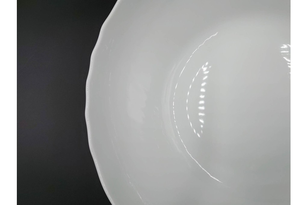 イタリア　Richard Ginori(リチャードジノリ)　ベッキオホワイト　白磁の柔らかな陰影が食卓に気品を添えるコンポート&サラダボウルセット　(R-084996)