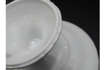 イタリア　Richard Ginori(リチャードジノリ)　ベッキオホワイト　白磁の柔らかな陰影が食卓に気品を添えるコンポート&サラダボウルセット　(R-084996)