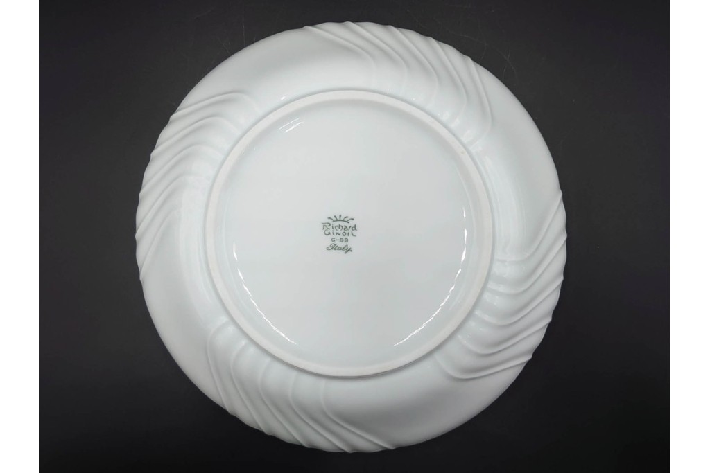 イタリア　Richard Ginori(リチャードジノリ)　ベッキオホワイト　白磁の柔らかな陰影が食卓に気品を添えるコンポート&サラダボウルセット　(R-084996)