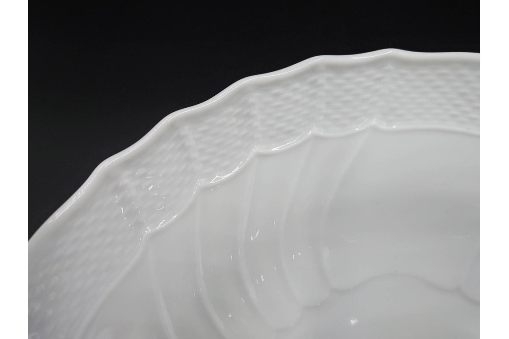 イタリア　Richard Ginori(リチャードジノリ)　ベッキオホワイト　白磁の柔らかな陰影が食卓に気品を添えるコンポート&サラダボウルセット　(R-084996)