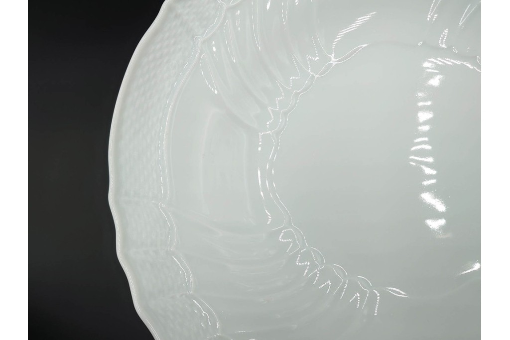 イタリア　Richard Ginori(リチャードジノリ)　ベッキオホワイト　白磁の柔らかな陰影が食卓に気品を添えるコンポート&サラダボウルセット　(R-084996)