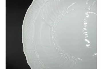 イタリア　Richard Ginori(リチャードジノリ)　ベッキオホワイト　白磁の柔らかな陰影が食卓に気品を添えるコンポート&サラダボウルセット　(R-084996)