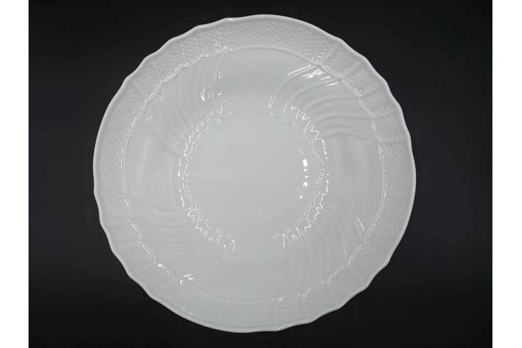 イタリア　Richard Ginori(リチャードジノリ)　ベッキオホワイト　白磁の柔らかな陰影が食卓に気品を添えるコンポート&サラダボウルセット　(R-084996)