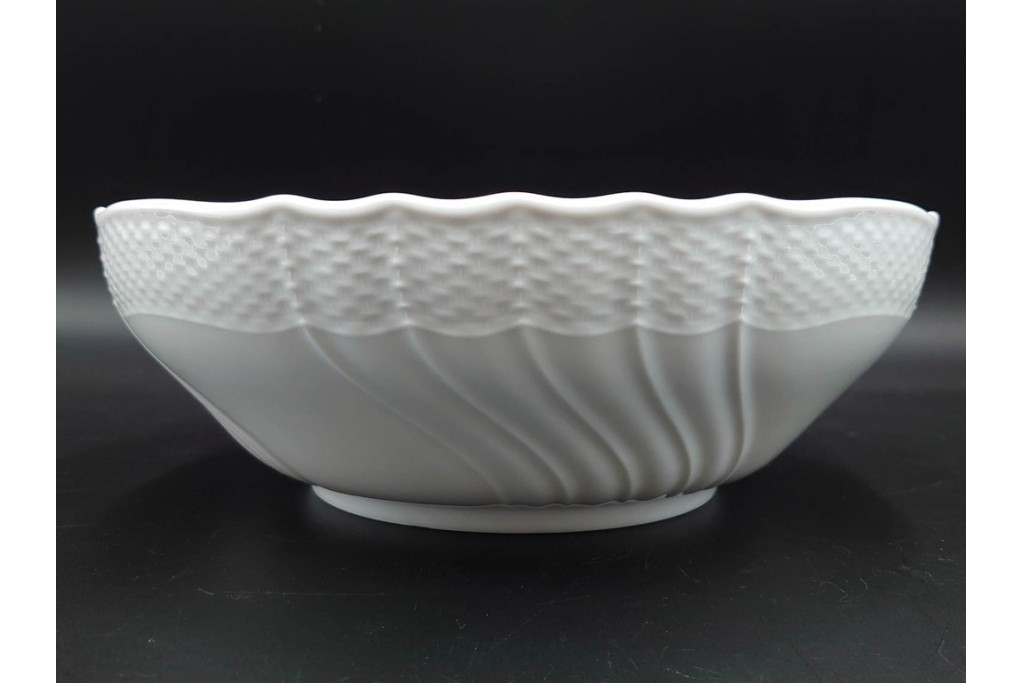 イタリア　Richard Ginori(リチャードジノリ)　ベッキオホワイト　白磁の柔らかな陰影が食卓に気品を添えるコンポート&サラダボウルセット　(R-084996)