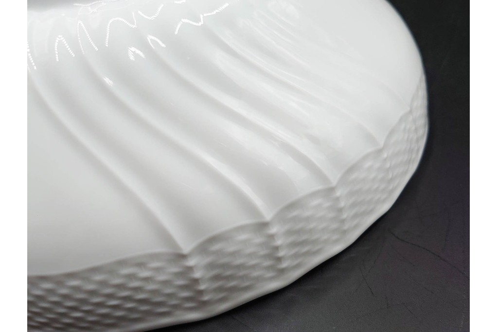 イタリア　Richard Ginori(リチャードジノリ)　ベッキオホワイト　白磁の柔らかな陰影が食卓に気品を添えるコンポート&サラダボウルセット　(R-084996)