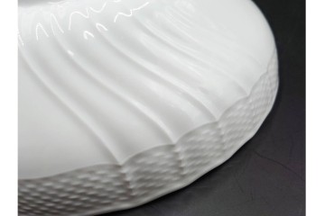 イタリア　Richard Ginori(リチャードジノリ)　ベッキオホワイト　白磁の柔らかな陰影が食卓に気品を添えるコンポート&サラダボウルセット　(R-084996)