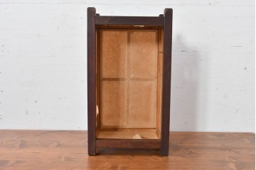 和製ヴィンテージ　希少　黒田辰秋デザイン　総欅(ケヤキ)材　和紙張りの上品な壁掛け行燈　(R-084997)