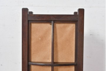 和製ヴィンテージ　希少　黒田辰秋デザイン　総欅(ケヤキ)材　和紙張りの上品な壁掛け行燈　(R-084997)