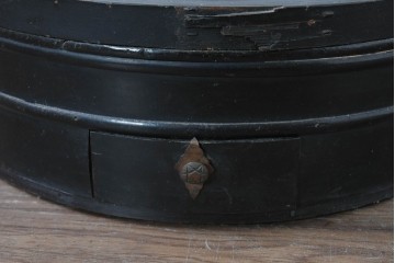 和製アンティーク　円筒形の覆いがやわらかな灯りを生む行灯　(R-084998)