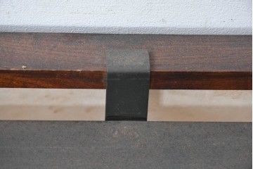 和製ヴィンテージ　民芸城山　鉄鋲がアクセントの行燈　(R-084999)