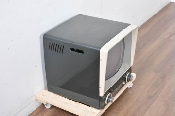 ジャンク品　和製ヴィンテージ　ナショナル製(national)　T-14C1S　昭和レトロな佇まいのブラウン管テレビ　(R-085001)