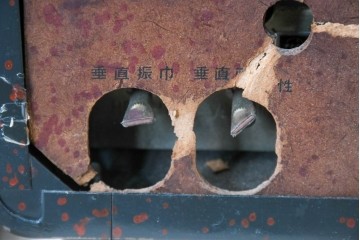 ジャンク品　和製ヴィンテージ　ナショナル製(national)　T-14C1S　昭和レトロな佇まいのブラウン管テレビ　(R-085001)