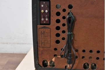 ジャンク品　和製ヴィンテージ　ナショナル製(national)　T-14C1S　昭和レトロな佇まいのブラウン管テレビ　(R-085001)