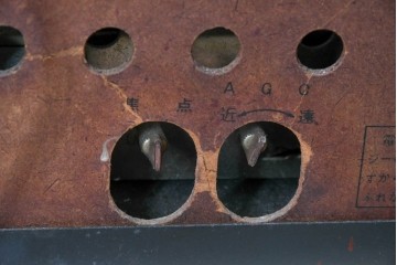 ジャンク品　和製ヴィンテージ　ナショナル製(national)　T-14C1S　昭和レトロな佇まいのブラウン管テレビ　(R-085001)