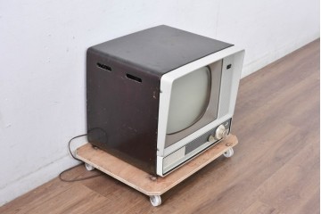 ジャンク品　和製ヴィンテージ　日立(HITACHI)　FY-830　昭和レトロな空間づくりにおすすめのブラウン管テレビ　(R-085002)