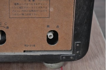 ジャンク品　和製ヴィンテージ　ナショナル製(national)　T14-R7A　昭和レトロ　ブラウン管テレビ　(R-085003)