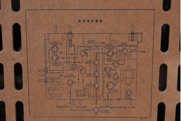 ジャンク品　和製ヴィンテージ　ナショナル製(national)　T14-R7A　昭和レトロ　ブラウン管テレビ　(R-085003)