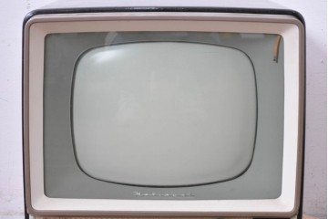 ジャンク品　和製ヴィンテージ　ナショナル製(national)　T14-R7A　昭和レトロ　ブラウン管テレビ　(R-085003)