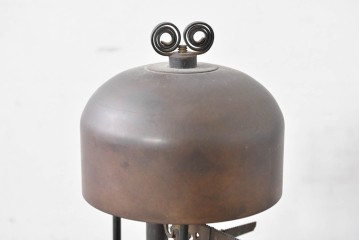 ジャンク品　部品取り品　分銅なし　干支文字盤と重厚な造形が美しい大名時計　(R-085008)