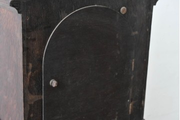 イギリスアンティーク　オーク材　バーリーツイスト装飾が施された端正なホールクロック　(R-085009)